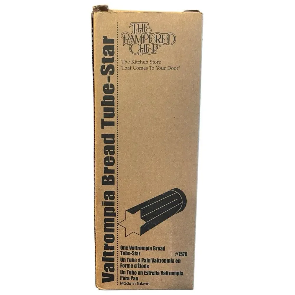 Pampered Chef Valtrompia Bread Tube STAR New Open Box & Instructions #1570